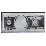 1/4 Pound(4 oz.) 2003 $100 Franklin Silver Proof