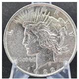 1922 Silver Peace Dollar