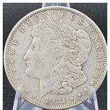 1921-S Morgan Silver Dollar