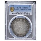 1872 Seated Liberty Silver Dollar