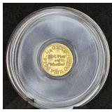 1/4 Gram Fine Gold "EDC Plug" Coin