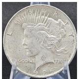 1924 Silver Peace Dollar