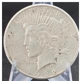 1922-S Silver Peace Dollar