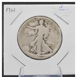 90% Silver 1921 Walking Liberty Half Dollar