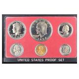 1974 United States Proof Set w/ 3x 1974 $1 Notes