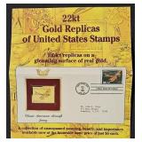 22kt Gold Replica Stamp & Stamp: Discobolus