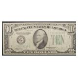 Series 1934C $10 Federal Reserve Note(Green Seal)