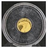 1/100th Oz. Fine Gold 