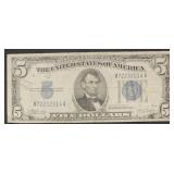 Series 1934C $5 Silver Certificate