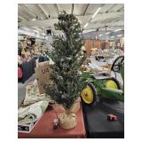 Small Lighted Christmas Tree