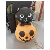 Cat & pumpkin inflatable