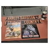 Harley Davidson/Motorcycle Metal Signs/Lamp