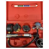 Snap on cooling system tester