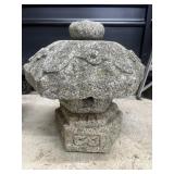 Vintage Japanese-Style Yukimi Stone Lantern