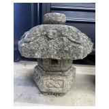 Vintage Japanese-Style Yukimi Stone Lantern
