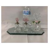 Vintage Crystal perfume set