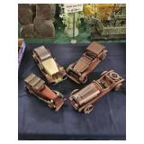 Wooden Vintage Car Models