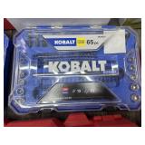 Kobalt 65pc socket & screwdriver set