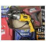 2 corded drills (1 Dewalt & 1 Skil)