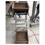 2 ft ladder and water trough
