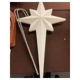 Star blomold w/2 candy canes