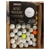 Flat of golf balls