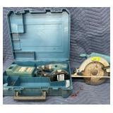 Makita 2.6 Ah 18v cordless drill and circular saw