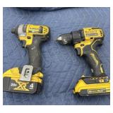 Dewalt 20v max impact/drill combo