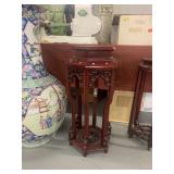 BRB hexagon carved rosewood table inlaid with