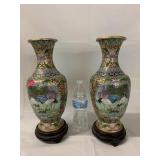 Pair of Cloisonnï¿½ Vases