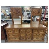 Bedroom Dresser mirrors included