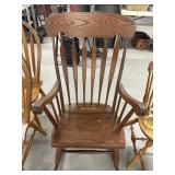 Wooden rocker chair