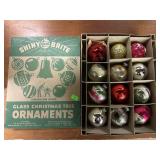 Vintage Shiny Brite Glass Christmas Tree Ornaments
