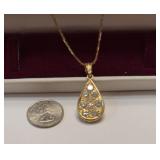 3.74 ct Total weight Diamond pendant $15000 Appr