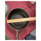 Vintage Deep Cast Iron Skillet with lid