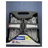 30pc SAE & metric combination wrench set