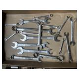 16 craftsman wrenches & 1 snap on