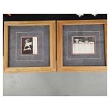 Framed Amish focused Artwork