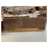 8ï¿½ long Wooden Table with folding legs