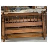 Vintage Wooden Full Size Bed Frame