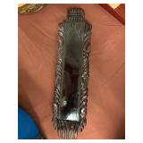 Hand carved rosewood rectangular stand