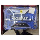 Kobalt 65pc socket & screwdriver set