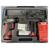 Snap on cordless screwdriver with charger