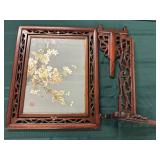 Chinese Silk? framed Art