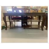 Wooden console table