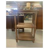 Wooden 3 tiered stand