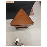 Both round triple drop leaf table