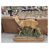 Impala Animal Mount on rolling base