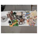 Vintage PLAYMOBIL structures, booklets, stickers