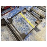 Medium 4 wheeled metal welding dollie 26x25in